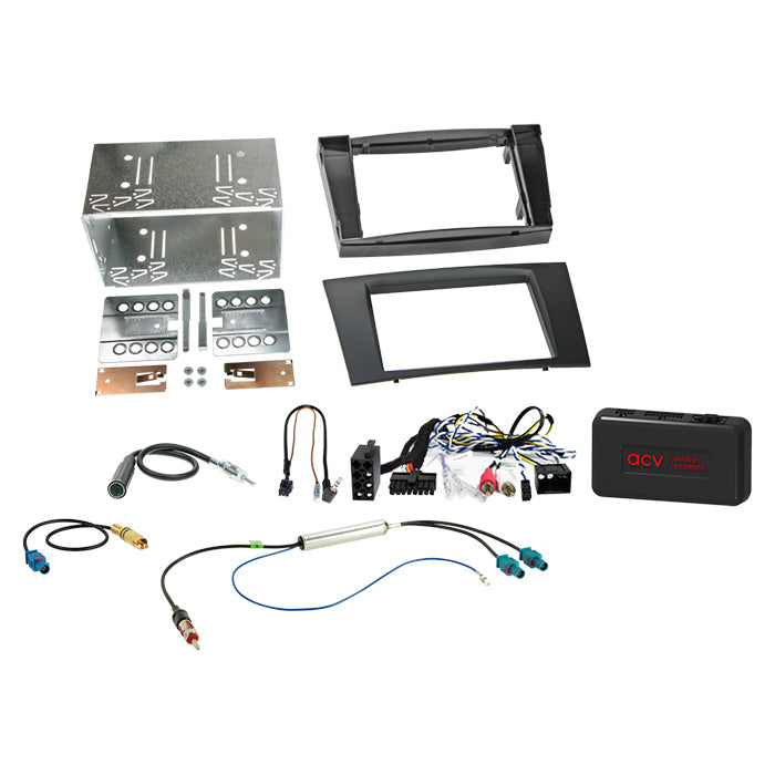ACV, Komplett 2-DIN Kit MercedesCLS(C219)/E-Klass(W211)