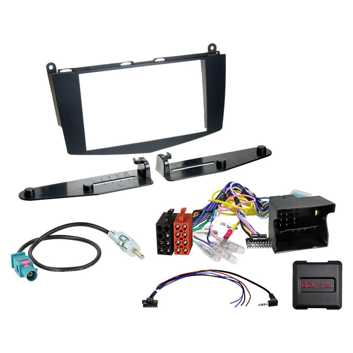 ACV, Komplett 2-DIN Kit — Passar till Mercedes C-klass 2007-2011