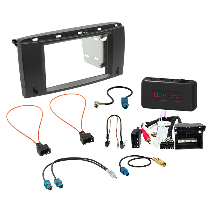 ACV, Komplett 2-DIN Kit 05/2010 — Passar till Mercedes R-klass 09 2005-