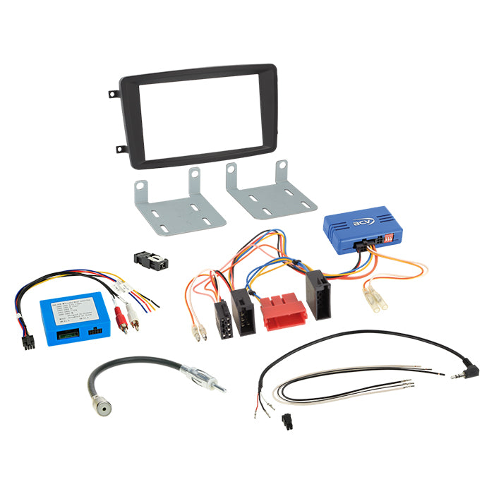 ACV, Komplett 2-DIN Kit C-klass/CLK-klass /amp D2B