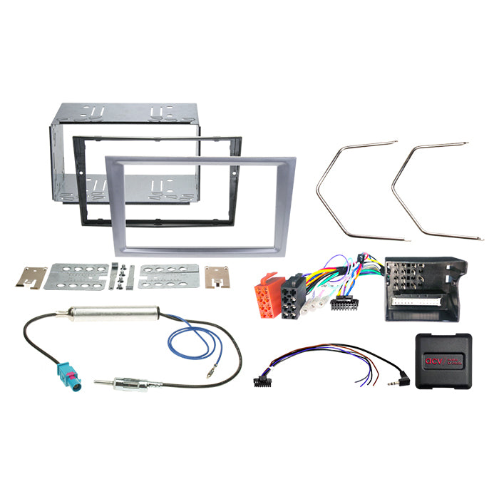ACV, Komplett 2-DIN Kit Opel Matt Krom CAN Bus