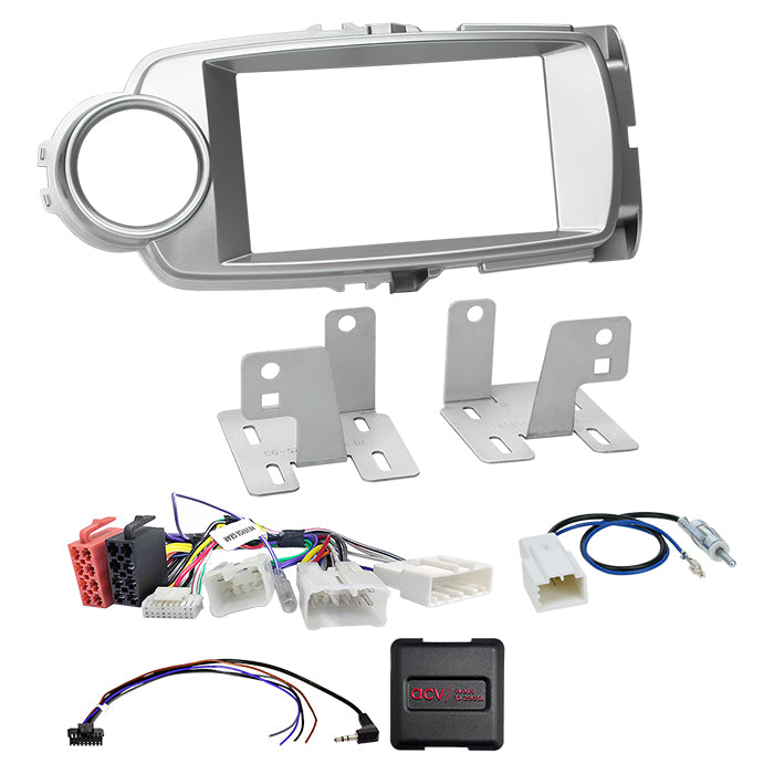ACV, 2-DIN Kit Toyota Yaris (XP13) 10/11-08/14 Hopea Ohjaus