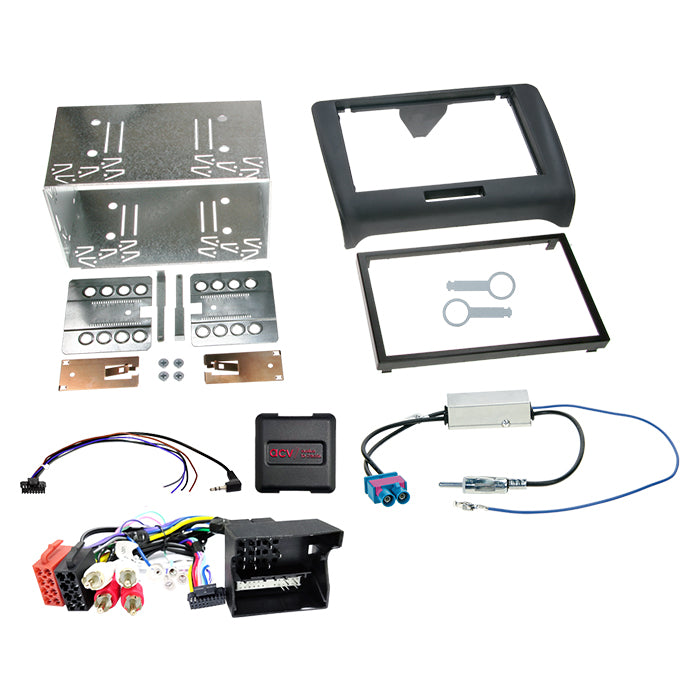 ACV, 2-DIN Kit 04/2014 Ohjauspyöräohjaus — Sopii Audi TT (8J) 09/ 2006-