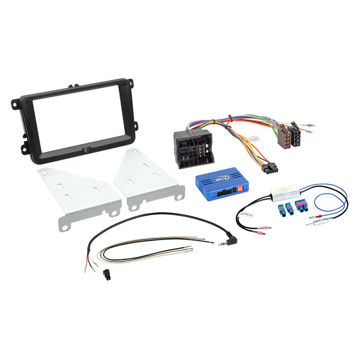 ACV, Komplett 2-DIN Kit Seat Alhambra/vw Amarok/beetle/caddy