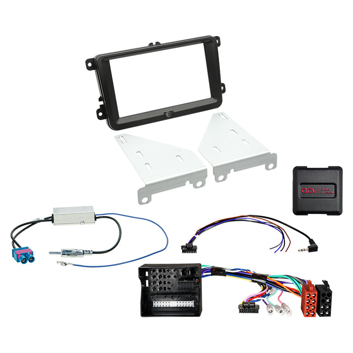 ACV, 2-DIN Kit Alhambra/Amarok/Beetle/Caddy/T6 Ohjauspyörän Ohjaus