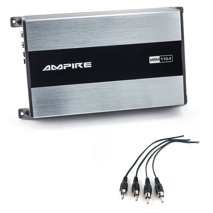 Ampire, Förstärkare 4x 110 Watt, Klass D