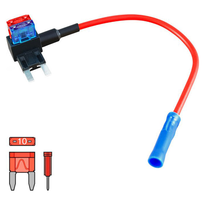 Ampire, Liitäntä Mini Ato-fuusille 10A (acs) - 1 Kpl.