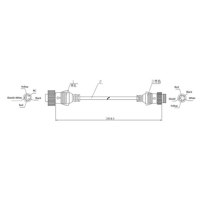 Psvt, Backkamera Adapterkontakt - 6 Pin han->4 Pin hon