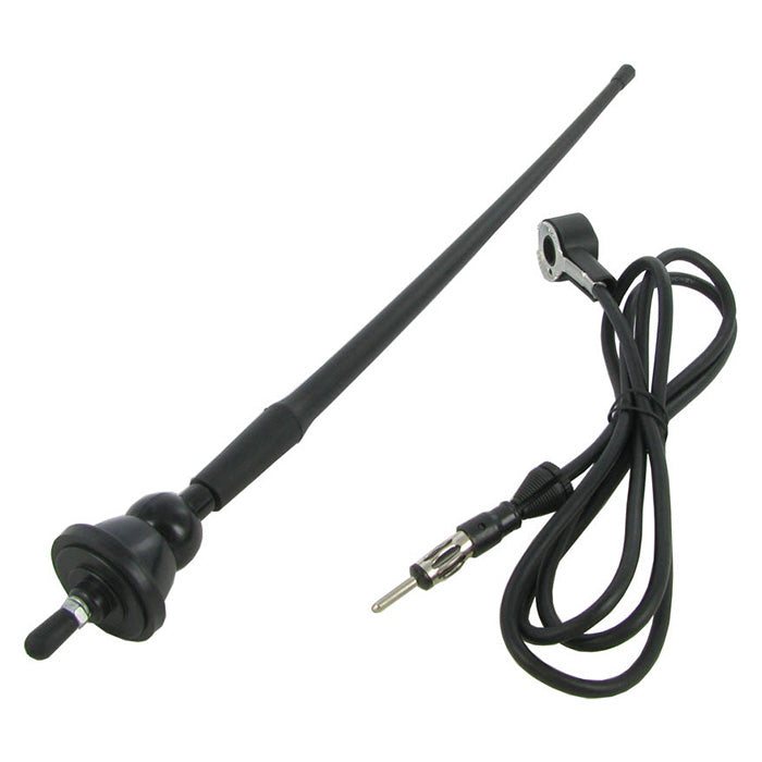 Connects2, Kort Gummiantenn - 40cm, 10mm Hål DIN Kontakt