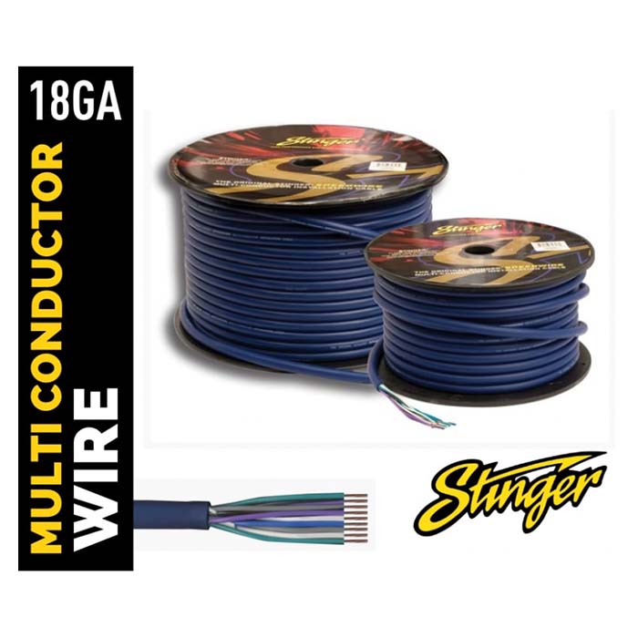 Stinger, 9-ledad Högtalarkabel 76,2m Rulle