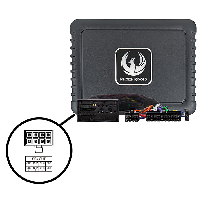 Phoenix Gold, DSP Förstärkar Kit HiFi System — Passar till BMW 2001-2019