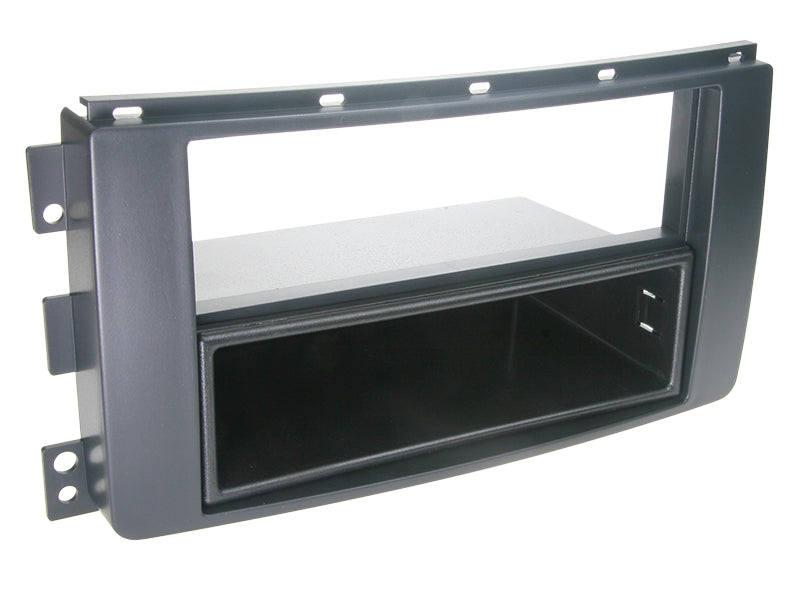 ACV, Radio Frame Black — Fits 2-DIN Smart For Two 2007-