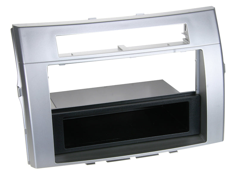 ACV, Marco de Radio 09 Plata — Compatible con 2-DIN Corolla Verso 2007-