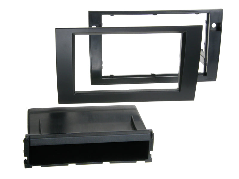 ACV, Radio Frame 06 Black — Fits 2-DIN A4 (B6 / B7) 2002-