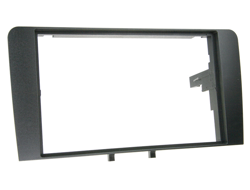 ACV, 2-ISO Radio Frame 04/2013 Black — Fits Audi A3 07/ 2003-