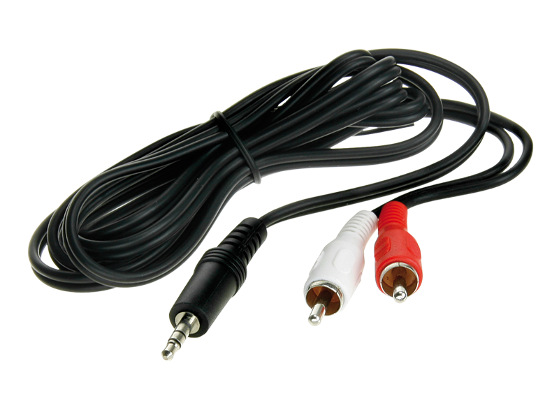 ACV, Adapterikaapeli 3,5mm Minijack Phonoon 1,5 metriä