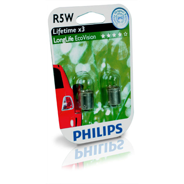 Philips, Longlife Ecovision R5W 12V - Set