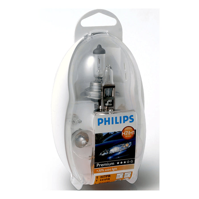 Philips, Premium H1/H7 12V Spare Bulb Kit