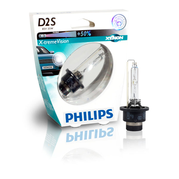 Philips, D2S X-tremevision Xenon 35W 12V+ 50% - 1 ud.