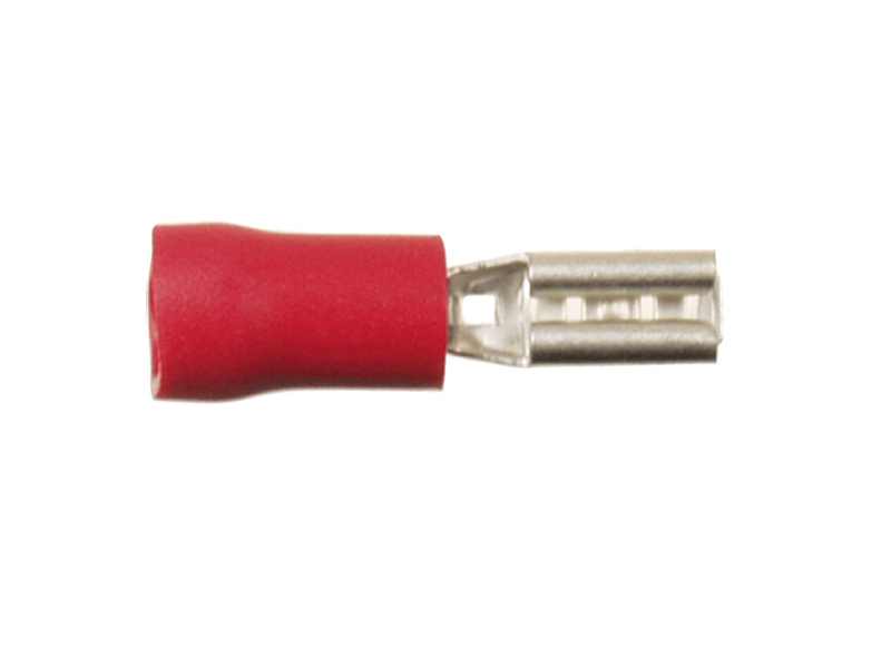 ACV, Kaapelikenkä Punainen 2,8mm / 100 kpl (tasainen Nainen)