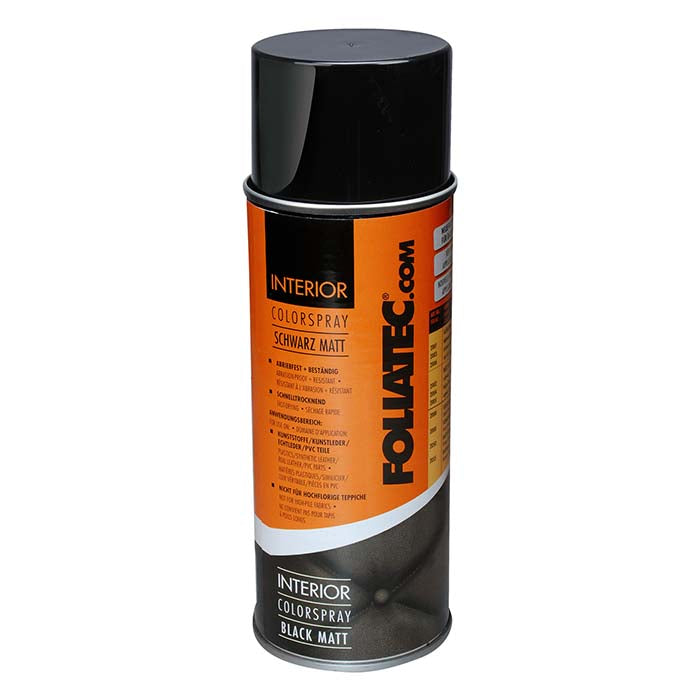 Foliatec, Interiörfärg Spray Matt Svart 400 ml