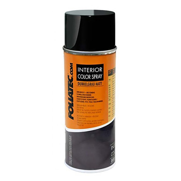Foliatec, Interiörfärg Spray Mörk Grå Matt 400 ml