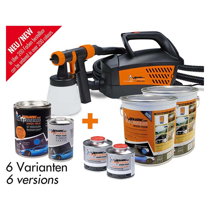 Foliatec, Spraysystem, 2x5L Valkoinen Matt, 2C Sealer Matt
