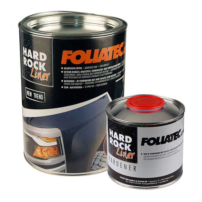 Foliatec, Rakennemaali 2K, Satin-matt Musta, 2,5 Ltr.
