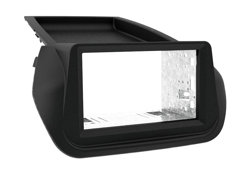 ACV, 2-DIN Svart — Passar till Kit nemo / Fiorino / Bipper 2008-