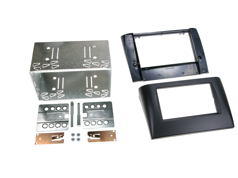 ACV, 2-DIN Kit 5/2008 Musta — Sopii Fiat Stilo 10/ 2001-