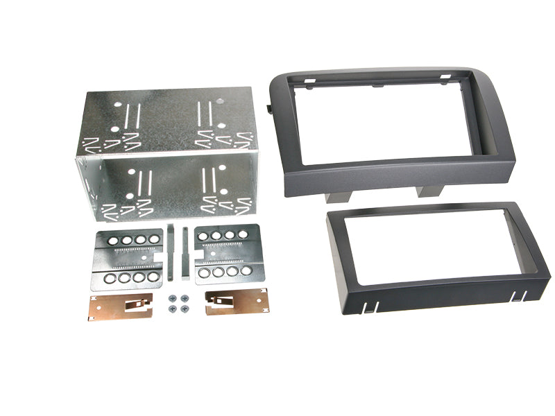 ACV, Kit 2-DIN Antracita — Compatible con Fiat Croma 2005-