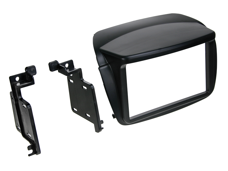 ACV, 2-DIN Kit Black — Fits Fiat Doblo 2010-