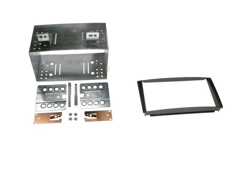 ACV, 2-DIN Kit Zwart — Geschikt voor KIA Cee'd 2007-