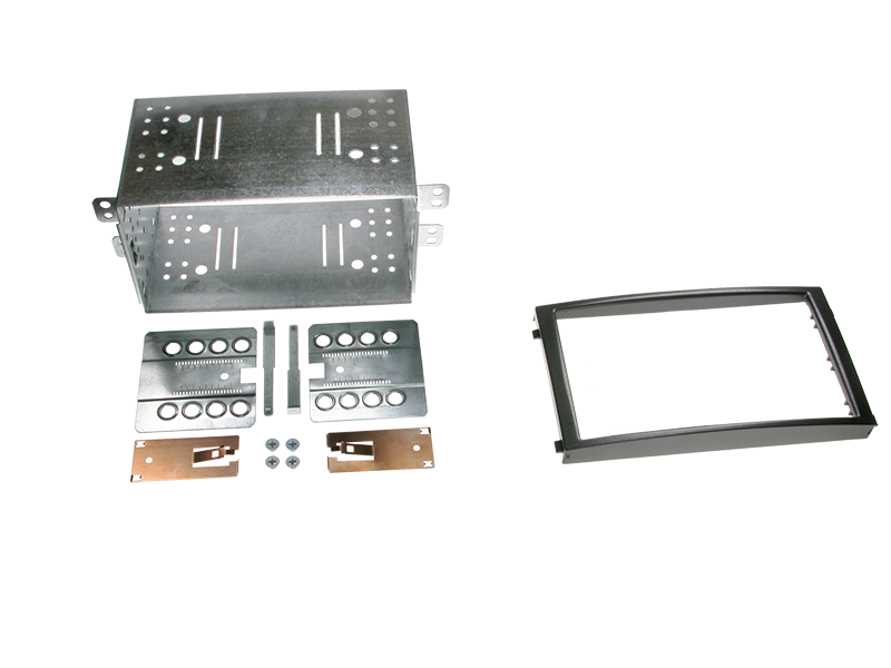 ACV, 2-DIN Kit Svart — Passar till Ssangyong Rexton II 2006- — Set