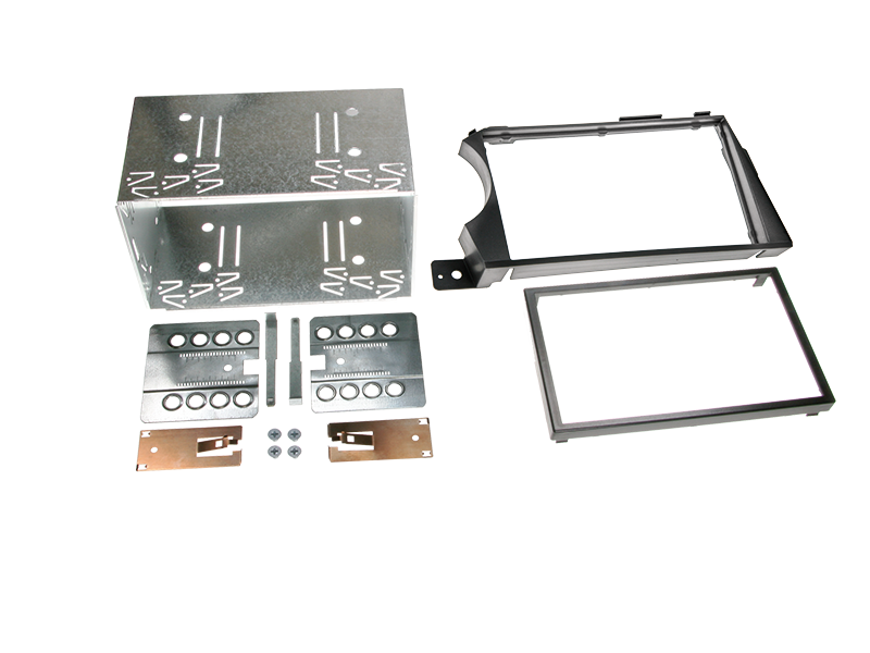 ACV, 2-DIN Kit Actyon/Kyron Svart — Set