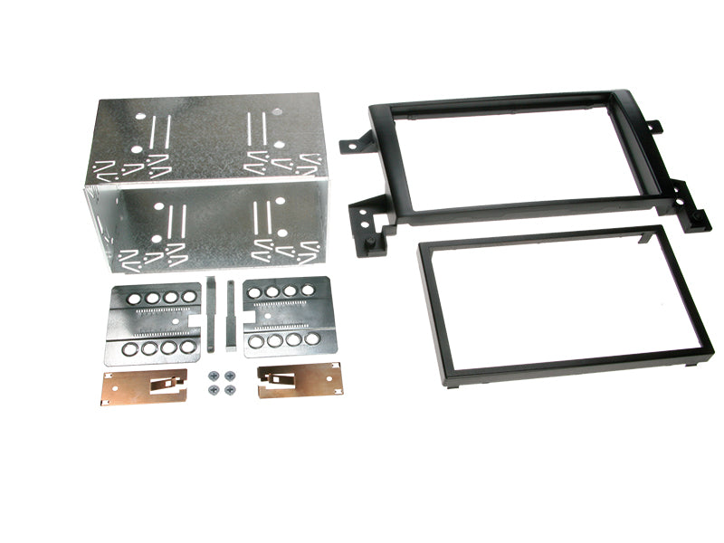 ACV, 2-DIN Radio Frame Black — Fits Suzuki Grand Vitara 2005-2015 — Set