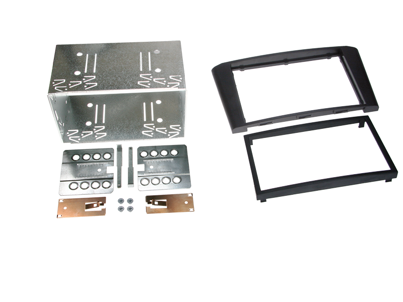 ACV, 2-DIN Musta — Sopii Kit Avensis t25 2003-