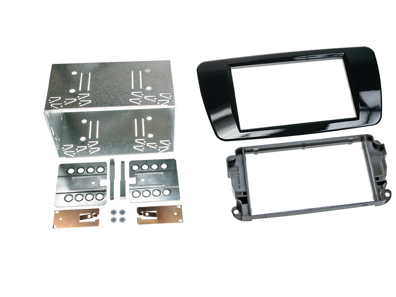 ACV, 2-DIN Piano Noir Brillant — Compatible avec Kit Ibiza 6j 2008-