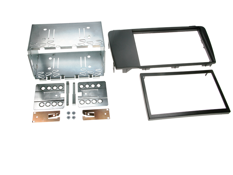 ACV, 2-DIN Kit Volvo S60/v70XC70 03- Musta