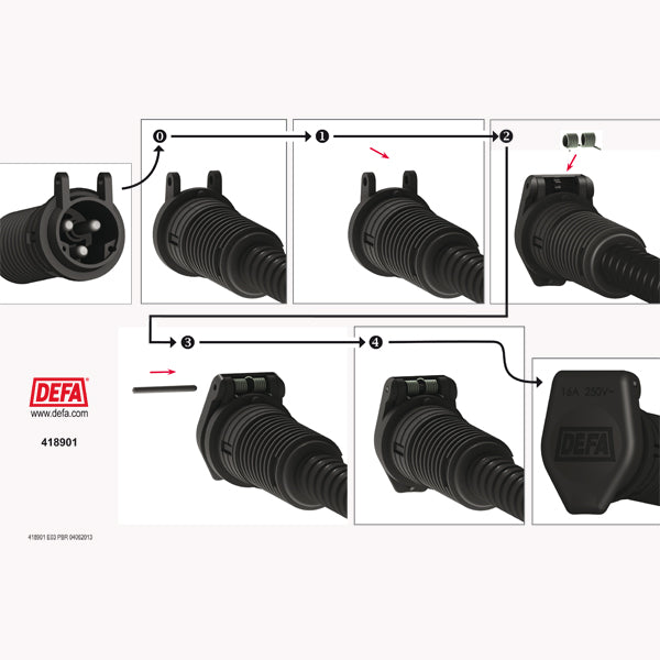 DEFA, Loose Cover, Crossbar And Spring / Repair Set