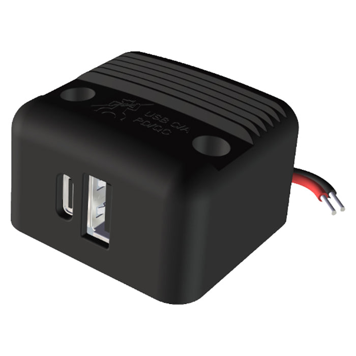 Procar, Kaksois Usb-c/a Liitin Asennukseen 12/24V