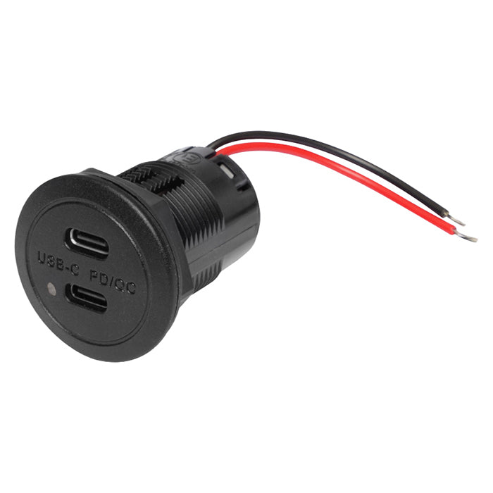 Procar, Kaksois USB-C Liitin Asennukseen LED:llä