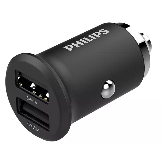 Philips, USB-laturi tupakansytyttimeen 2 x Usb-a 15W