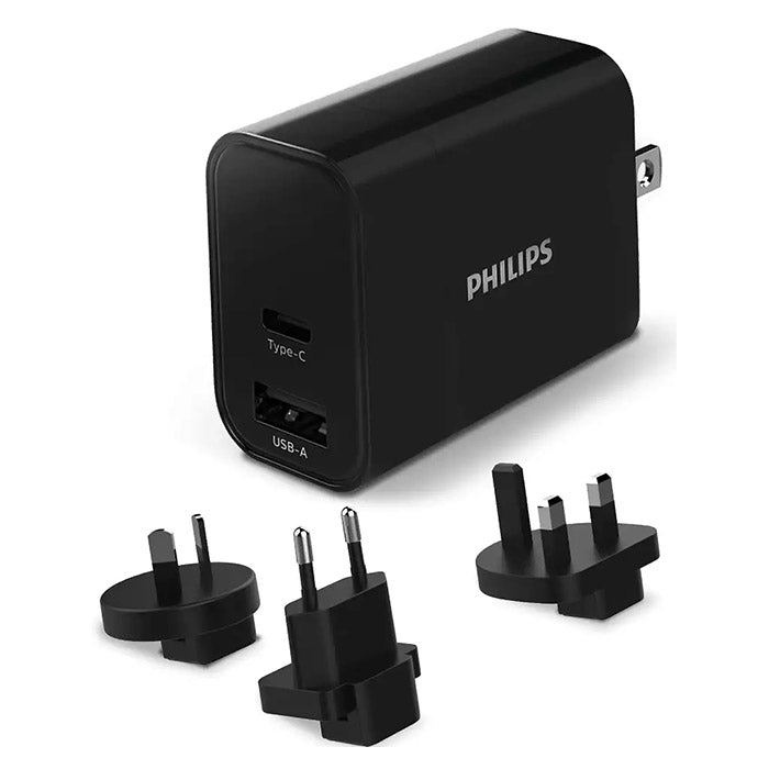Philips, Usb-matkalaite Nopea lataus 30W Usb-a+c