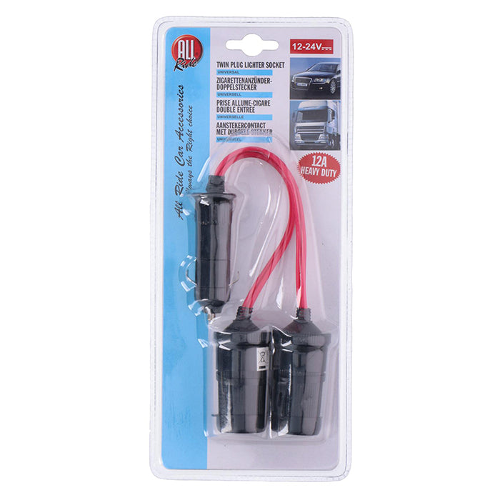 Allride, Sytyttimen jakaja, Heavy Duty, 2 x Virtapistoketta