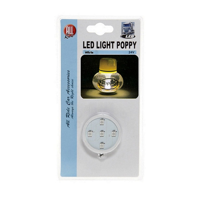 Poppy, LED Valo 24v Valkoisena Poppy Ilmanraikastimelle