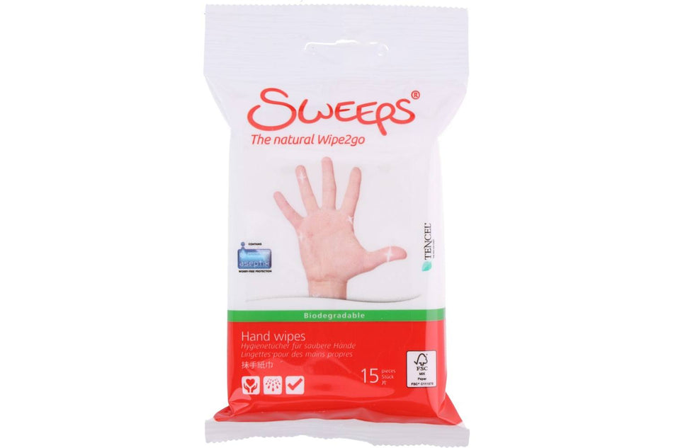 Newco, Rengöringsservetter, Sweeps, Händer, 15 St.