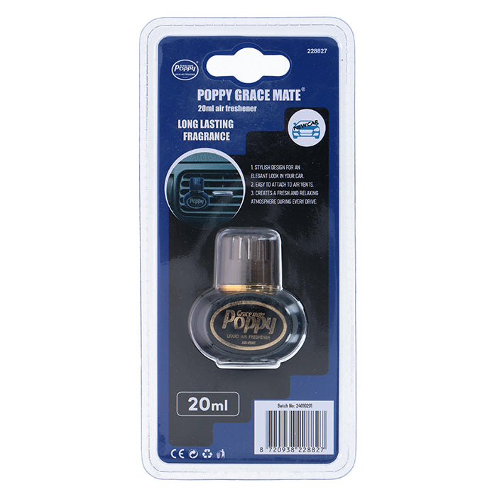 Poppy, Mini Luftfriskare Ny Bil, 20 ml.