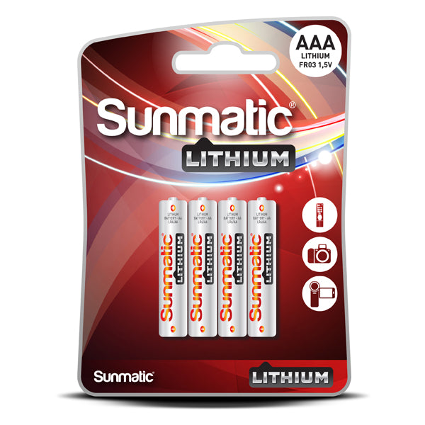 GP Batteries, Sunmatic litiumbatteri AAA 1,5 V