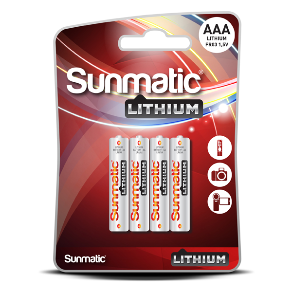 GP Batteries, Sunmatic Litiumakku AAA 1,5 V